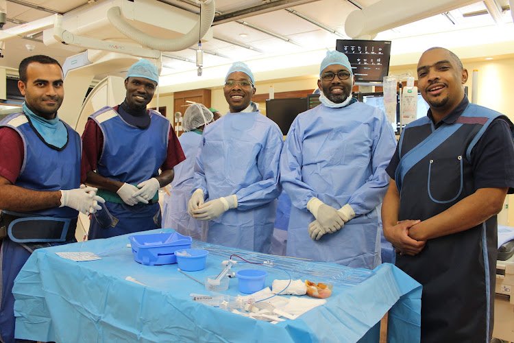 Dr Mohamed Hasham at Aga Khan University Hospital Nairobi